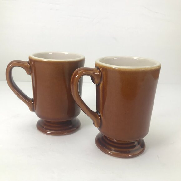 Vintage Restaurant Pedestal Coffee Mug Mid Century Diner - Picture 5 of 12